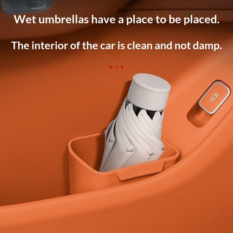 Waterproof Car Trash Can With Lid - New Silicone Car Door Cup Holder