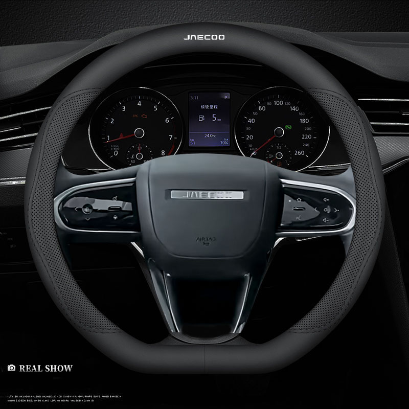 Leather Car Steering Wheel Cov - Car Steering Wheel Cover Anti Slip Breathable review and price