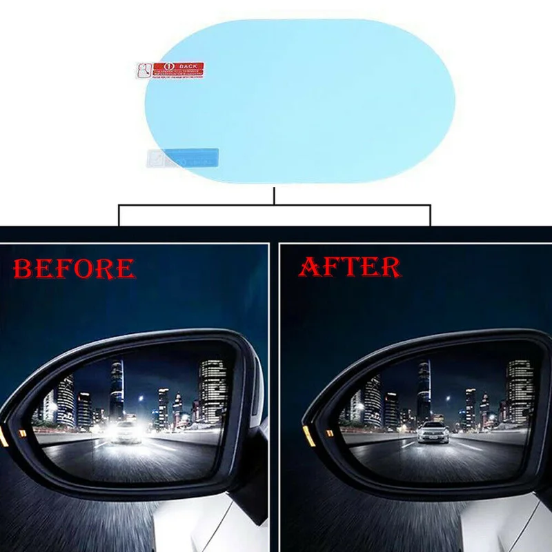 2PCS Car Sticker Rainproof Fil - Anti Glare Car Rearview Mirror Film review and price