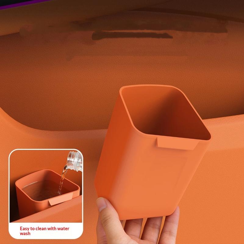 New Silicone Car Door Cup Hold - Waterproof Car Trash Can With Lid review and price