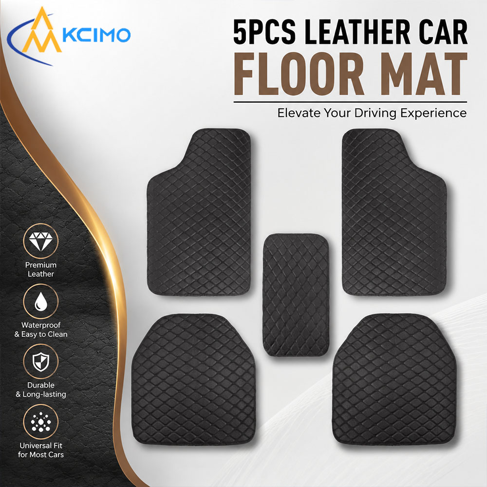 Universal 5Pcs Leather Car Flo - Car Floor Mats Universal Waterproof Leather review and price