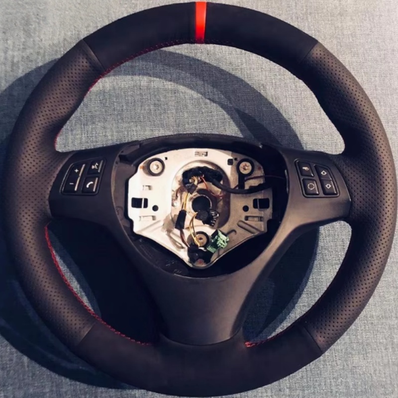 Customiz Anti-Slip Leather Sue - Car Steering Wheel Cover Anti Slip Breathable review and price