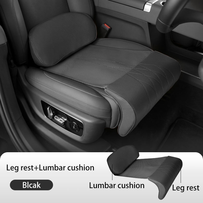 Nappa Leather Leg Support Exte - Memory Foam Car Neck Pillow Lumbar Support review and price