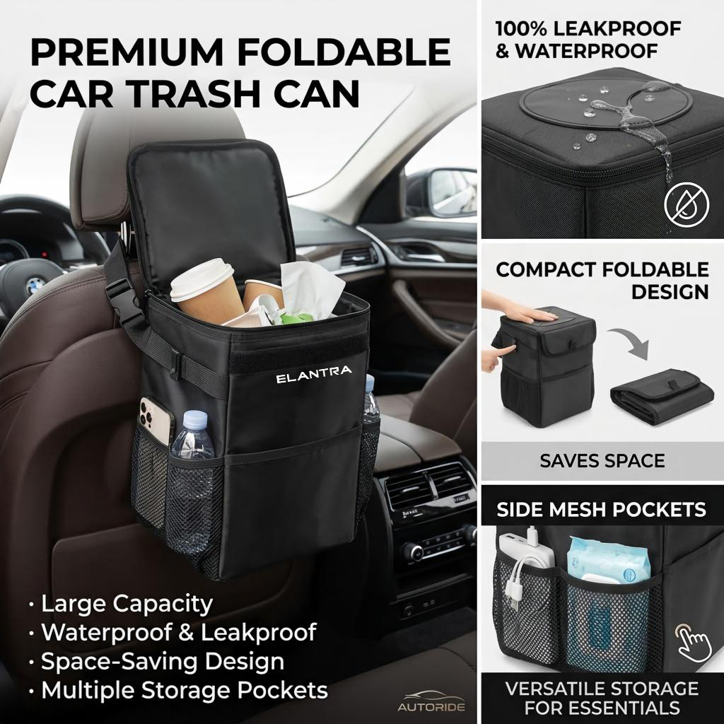 Waterproof car trash can stora - Waterproof Car Trash Can With Lid review and price