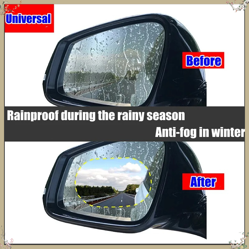 2Pcs Car Rearview Mirror Film  - Anti Glare Car Rearview Mirror Film review and price