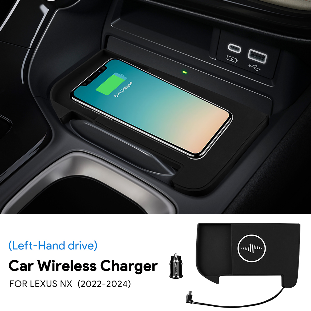 For Lexus NX 2022 2023 2024 20 - Wireless Car Charger Mount Fast Charging review and price