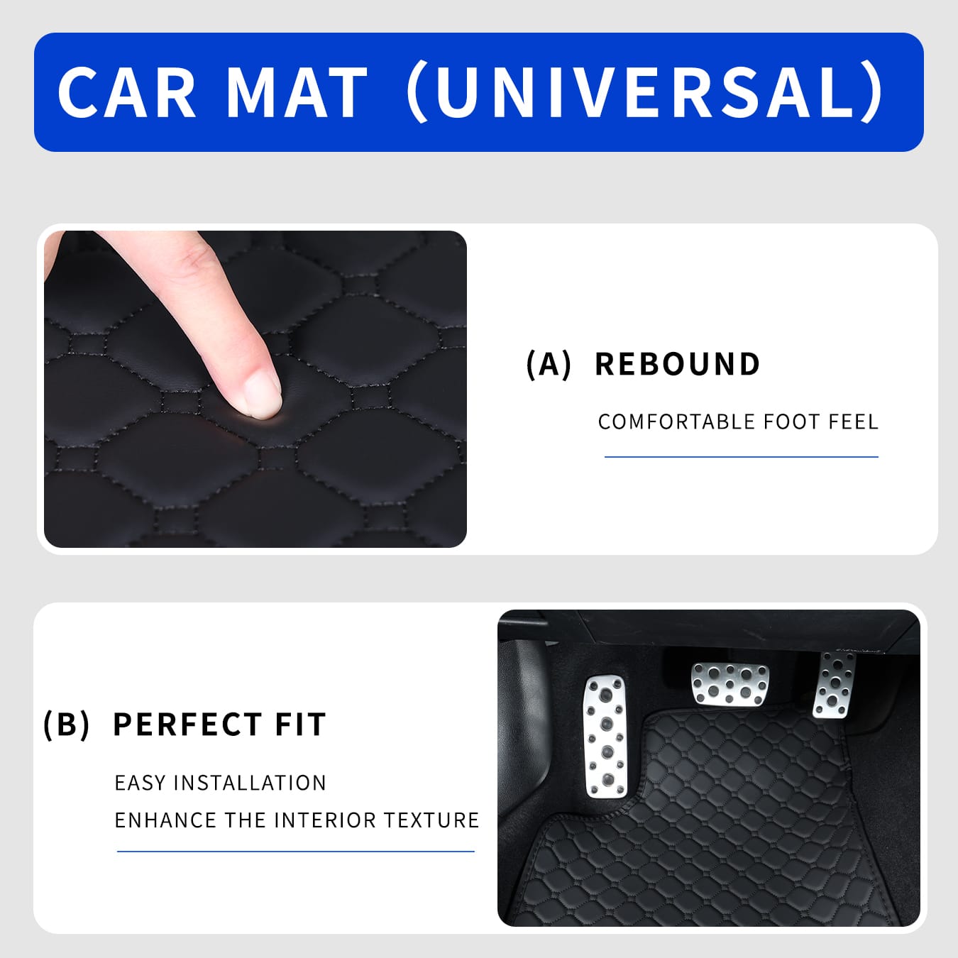 Car Floor Mats Full Set Univer - Car Floor Mats Universal Waterproof Leather review and price
