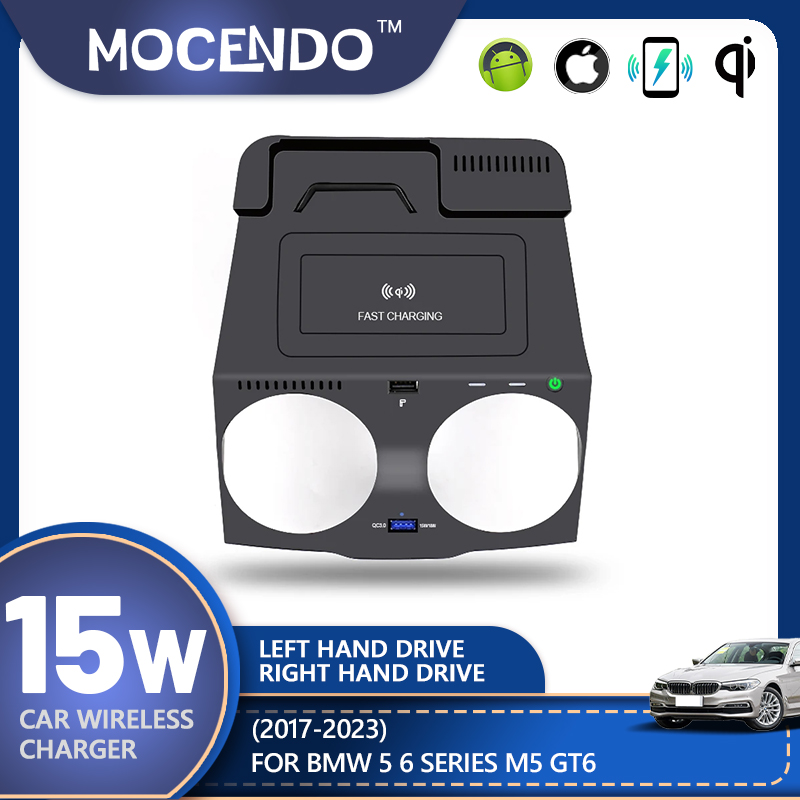 For BMW 5 6 Series G30 G38 G32 - Wireless Car Charger Mount Fast Charging review and price