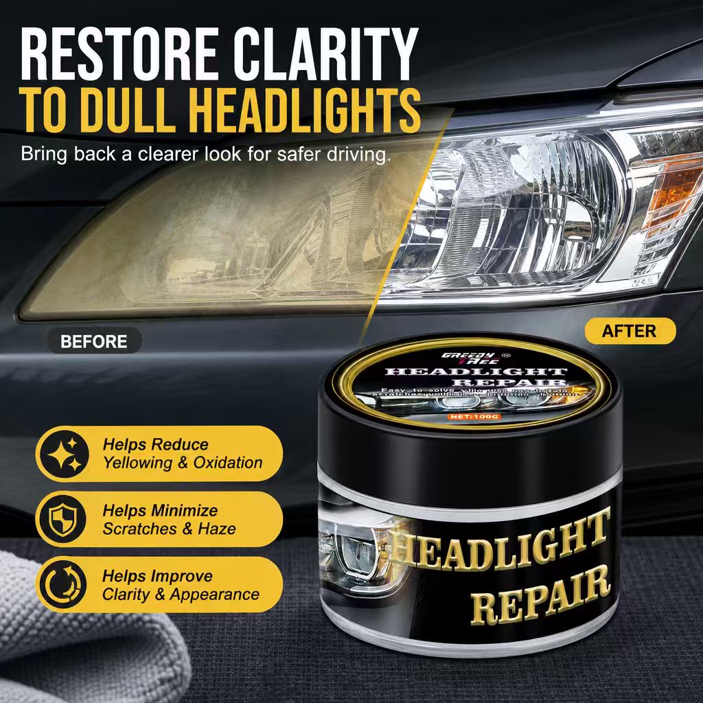 Car Headlight Repair Wax Polis - Car Scratch Repair Polishing Wax Paste review and price