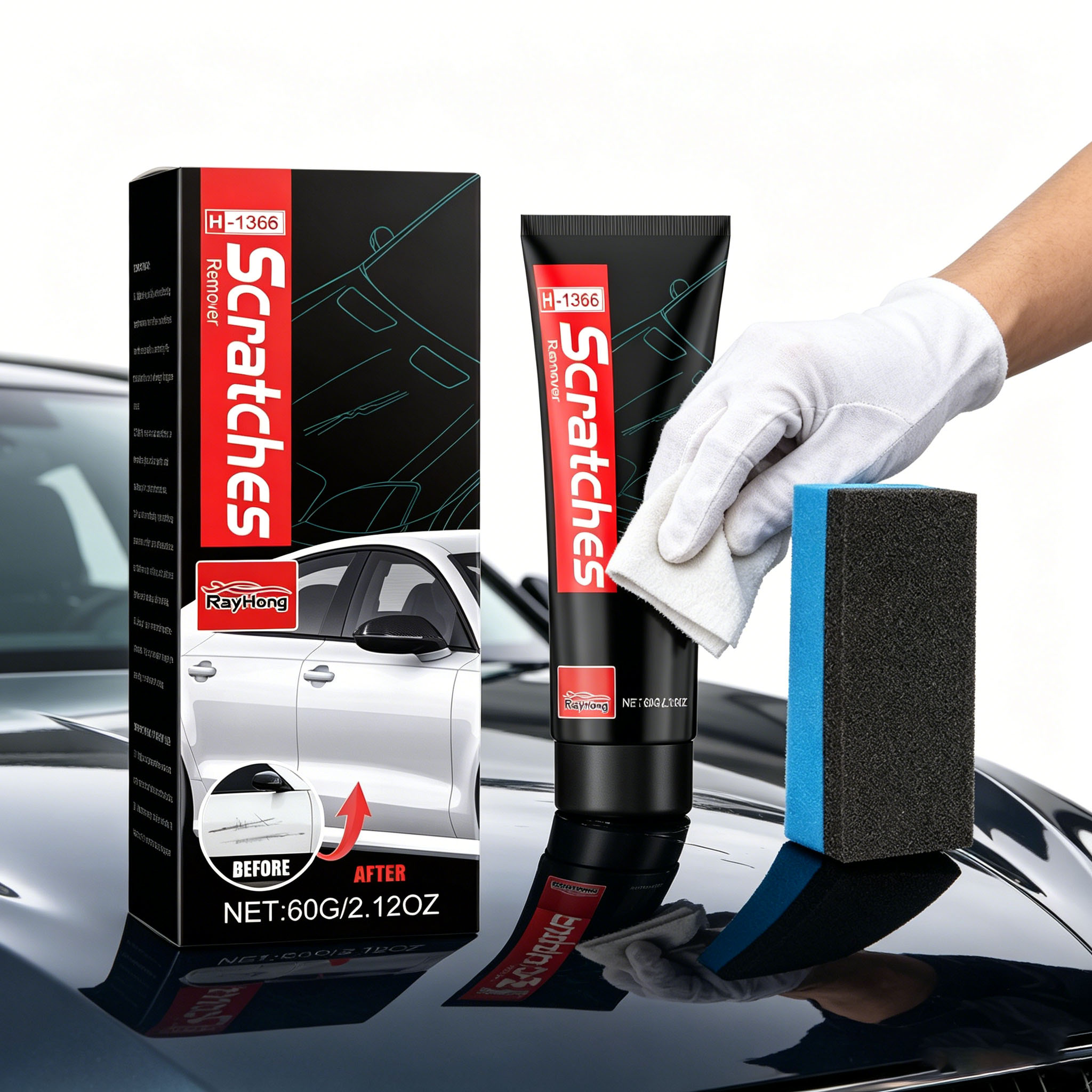 Car Scratch Removal Paste Eras - Car Scratch Repair Polishing Wax Paste review and price